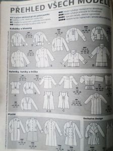 Burda 11/2008 - přehled střihů