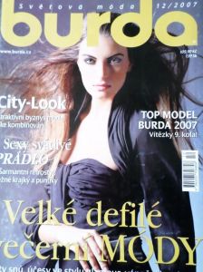Burda 12/2007 - časopis se střihy v češtině