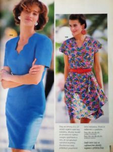 Burda 4/1991 - ukázka modelů