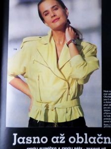 Burda 4/1991 - ukázka modelů
