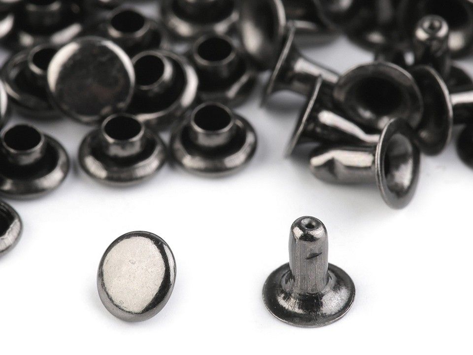 Nýty duté Ø 5 mm - nikl černý