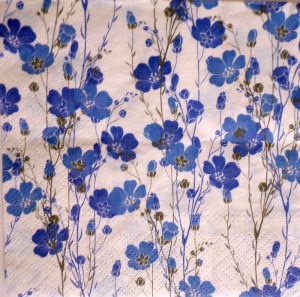 Ubrousek Modré květy