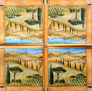 Ubrousek Krajina, pole - decoupage