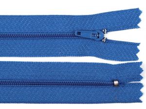 Modrá safírová - zip spirálový 20 cm