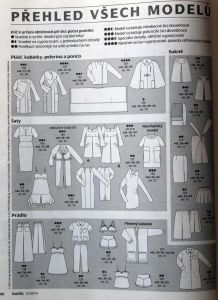 Burda 12/2014 - přehled střihů