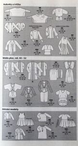 Burda 12/2014 - přehled střihů