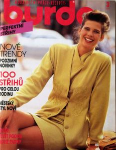 Burda 3/1990 v češtině - časopis jako nový