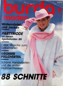 Burda 10/1986 v němčině RETRO