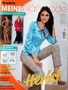 Meine Nahmode 3/2012 v němčině - časopis se střihy