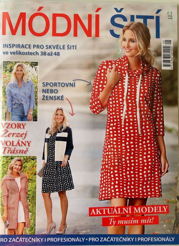 Módní šití č. 5 -CZ- časopis se střihy