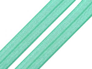 Pruženka lemovací půlená 20 mm - barva mint