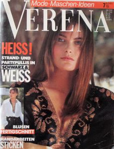 Verena 7/1990 - časopis o pletení v němčině