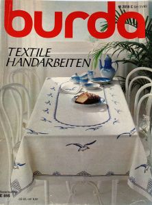 Burda: Textilní ruční práce - časopis s přílohou v němčině