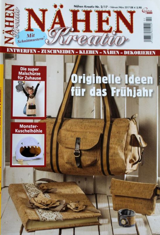 Kreativní šití 2/17 - kreativní časopis v němčině
