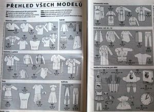 Burda 1/2015 - přehled modelů