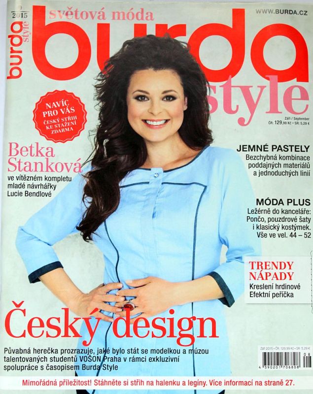 Burda 9/2015 v češtině