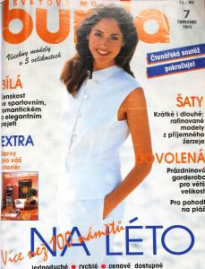 Burda 7/1995 - časopis se střihy v češtině