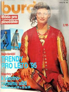 Burda pro plnoštíhlé 2/1995 - časopis se střihy v češtině
