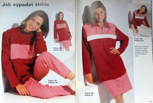 Diana - šitá móda č. 123/E - ukázka z modelů