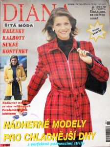 Diana - šitá móda č. 123/E - časopis se střihy v češtině