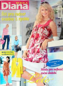 Diana - šití pro radost č. 49 - časopis se střihy v češtině