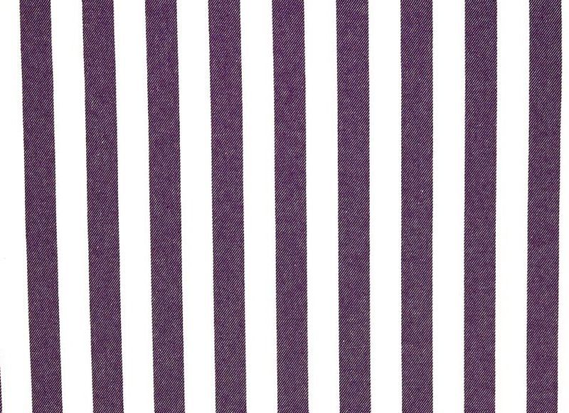 Džínovina tmavší fialová s pruhy 2 cm