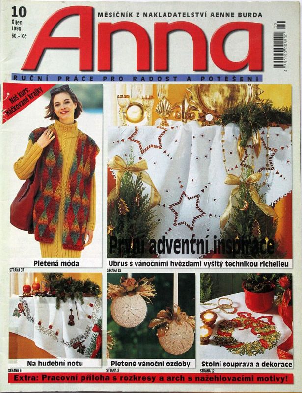 Anna 10/1998 - časopis s přílohou v češtině