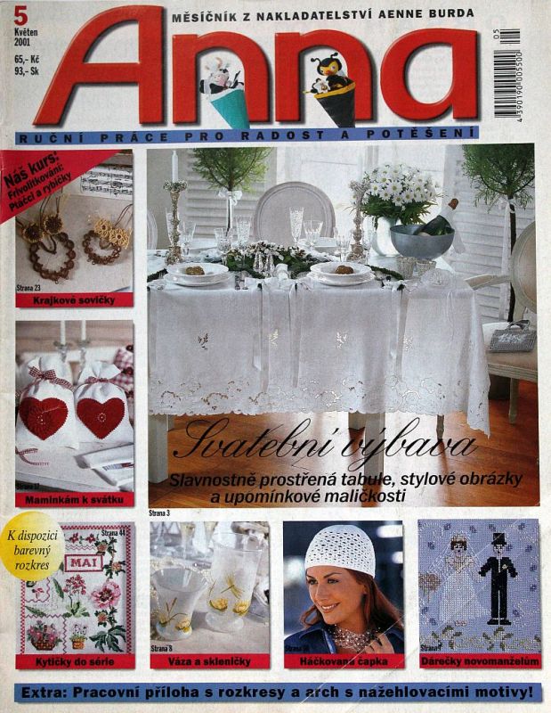 ANNA 5/2001 - časopis s přílohou pro ruční práce