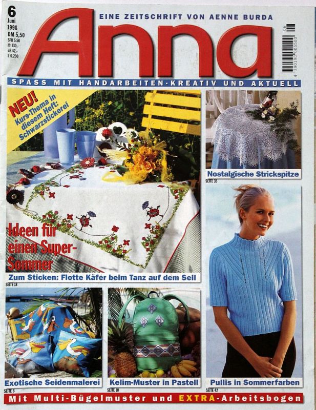 Anna 6/1998 - časopis s přílohou v němčině