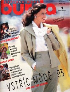 Burda 1/1993 - časopis se střihy v češtině