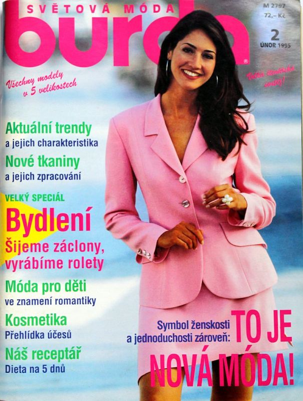 Burda 2/1995 - časopis se střihy v češtině