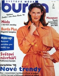 Burda 2/1996 - časopis se střihy v češtině
