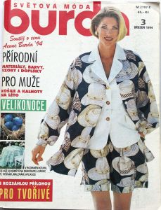 Burda 3/1994 - časopis se střihy v češtině