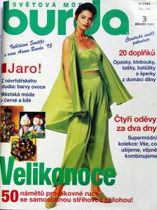Burda 3/1995 - časopis se střihy v češtině