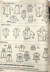 Burda 5/1996 - přehled modelů