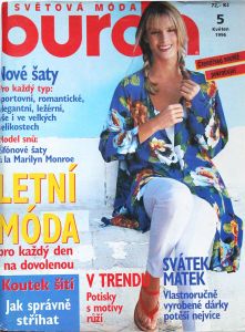 Burda 5/1996 v češtině s přílohami