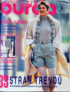 Burda 9/1993 - časopis se střihy v češtině