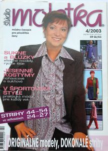 Moletka 4/2003 - časopis se střihy pro plnoštíhlé