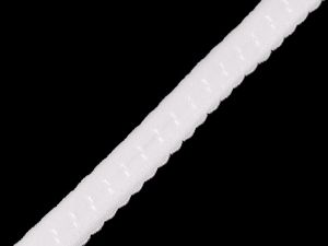 Pruženka lemovací ozdobná 10 mm - bílá