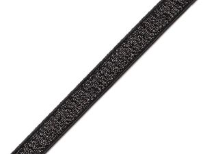 Pruženka lurexová černá 10 mm