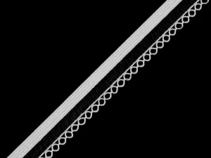 Pruženka ozdobná 14 mm - bílá