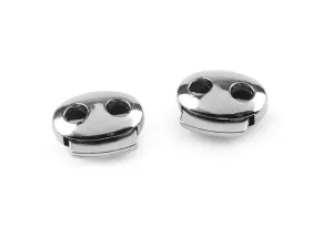 Brzdička kovová 15x18 mm - nikl