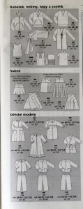 Burda 11/2004 - přehled střihů 2
