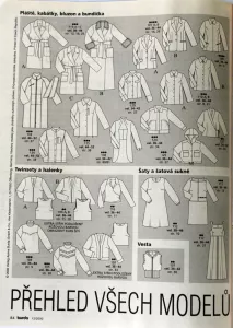 Burda 12/2000 - přehled střihů 2