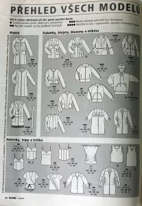 Burda 3/2004 - přehled střihů 
