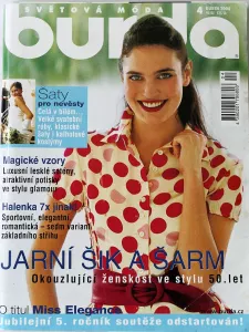 Burda 4/2004 - časopis se střihy v češtině