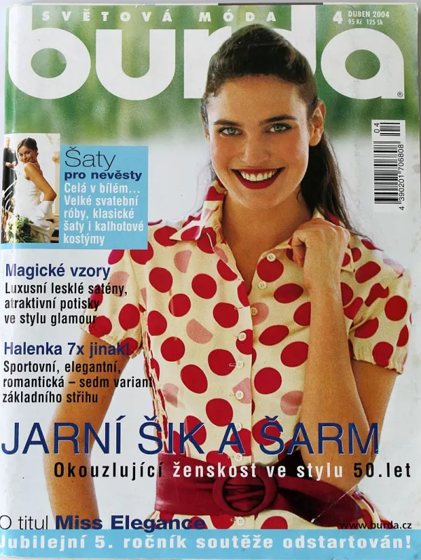 Burda 4/2004 - časopis se střihy v češtině