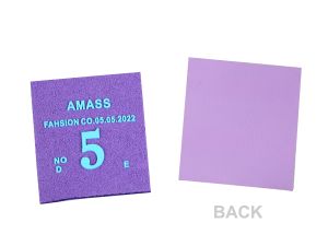 Nášivka / štítek softshell 3D potisk - fialová