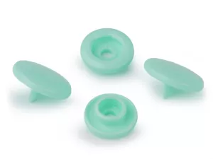 Patentky plastové / stiskací knoflíky vel. 18" - mint