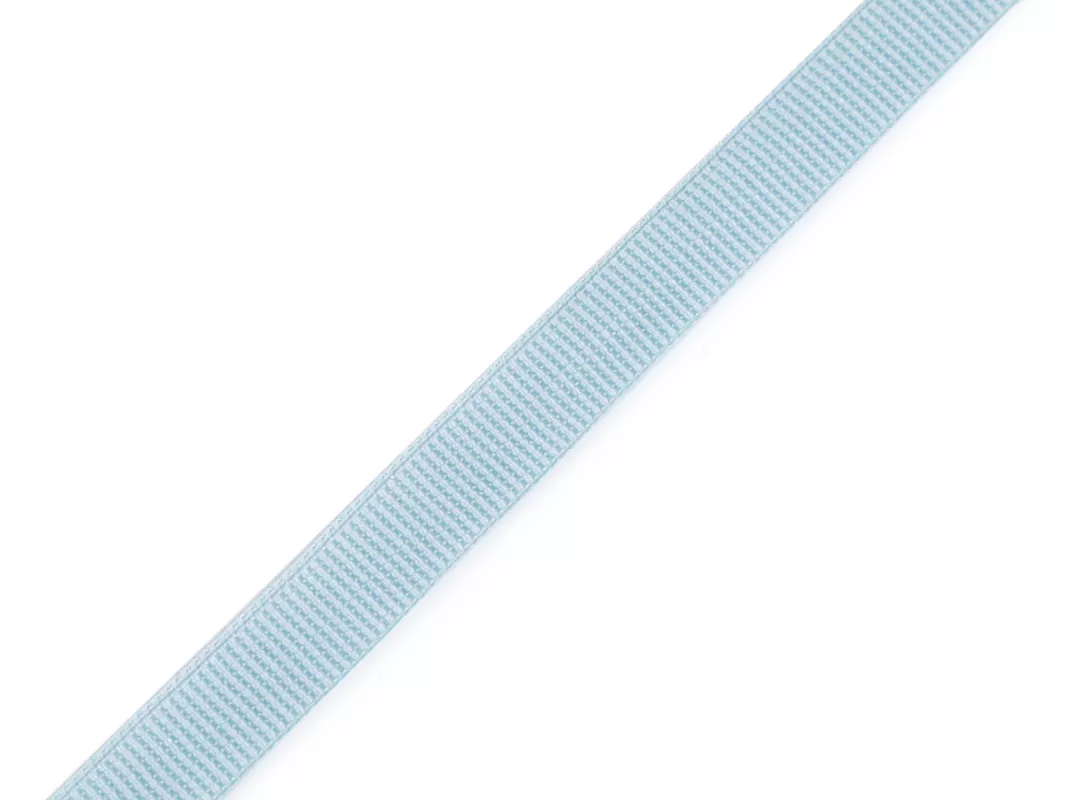 Pruženka s rypsovým vzorem / ramínková šíře 10 mm - modrá pomněnková